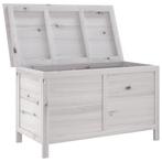 Tuinbox 99x49,5x58,5 cm massief vurenhout wit (Partytenten), Verzenden, Nieuw