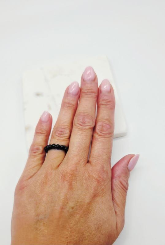 Toermalijn Zwart Ring, Verzamelen, Mineralen en Fossielen, Ophalen of Verzenden