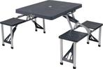 Bo-Camp Picknicktafel - Basic - Inklapbaar - Grijs, Caravans en Kamperen, Kampeeraccessoires, Gebruikt