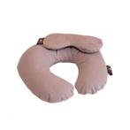 Set nekkussen en oogkussen taupe - Lotus, Verzenden, Nieuw