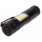 Hofftech Mini zaklamp met clip - LED + COB - 240 lumen -..., Ophalen of Verzenden, Nieuw