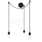 Umage Cannonball Hanglamp 3-lichts, zwart - met buis lichtbr, Verzenden, Nieuw, Glas