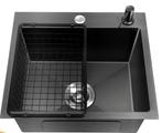 Zwarte RVS Keukenspoelbak met Nano-Coating, Verzenden, Nieuw