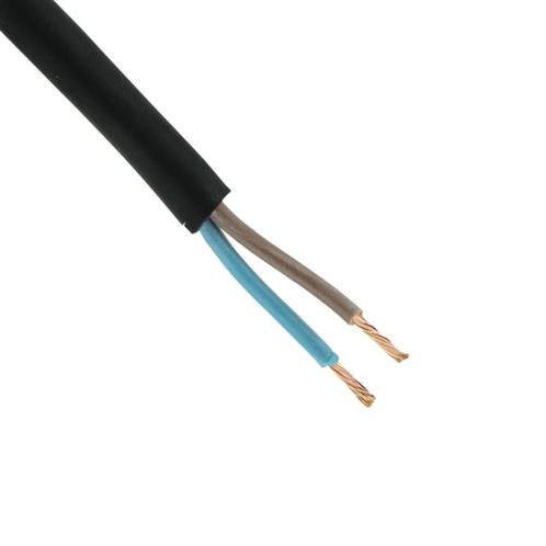 VMVL kabel zwart 2 x 2.5mm2 - per meter, Doe-het-zelf en Verbouw, Elektra en Kabels, Ophalen of Verzenden