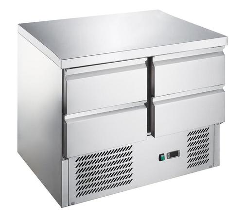 GGM Gastro | Koelwerkbank ECO - 900x700mm - met 4 laden |, Zakelijke goederen, Horeca | Keukenapparatuur, RVS Meubilair, Verzenden
