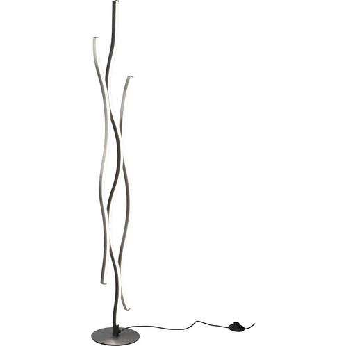 Vloerlamp - Dimbaar - 1-lichts - Chroom, Huis en Inrichting, Lampen | Vloerlampen, Nieuw, Metaal, 100 tot 150 cm, Ophalen of Verzenden