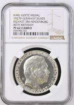 Duitsland, Weimar Republiek Silvermedal 1927. Proof