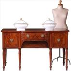Regency sideboard in bloemmahonie met ebbenhout en brons ca, Antiek en Kunst, Ophalen of Verzenden