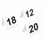 Tafelnummers - wit kunststof - 11 tot 20, Verzenden, Nieuw in verpakking