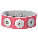 Fako Bijoux® - Armband Voor Click Buttons - Leder Trio -, Sieraden, Tassen en Uiterlijk, Verzenden, Nieuw