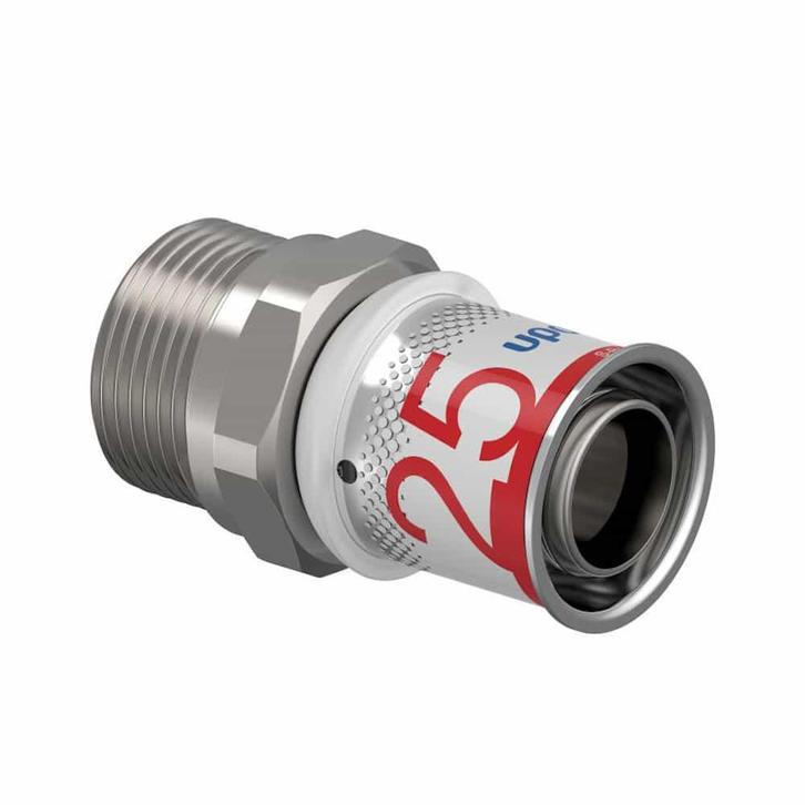 Uponor MLC perskoppeling recht 25 x 22 knel, Doe-het-zelf en Verbouw, Buizen en Afvoer, Ophalen of Verzenden