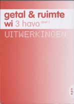 Getal en Ruimte 3 havo dl 1 deel Uitwerkingen 9789011106253, Boeken, Zo goed als nieuw