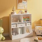 Kinderkast Vastesa open kast 75x80x40 cm wit [en.casa], Verzenden, Nieuw