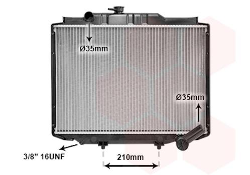 RADIATOR VOOR HYUNDAI H 200 1997-2007 2531043600, Auto-onderdelen, Airco en Verwarming, Nieuw, Ophalen of Verzenden