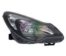 OPEL CORSA D, 2011-2014 - KOPLAMP, TYC, H7 + H1, elektr v..., Auto-onderdelen, Overige Auto-onderdelen, Nieuw, Opel, Verzenden