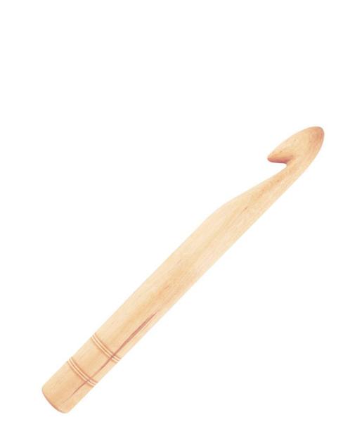 KnitPro Jumbo Birch Haaknaald, Hobby en Vrije tijd, Breien en Haken, Breien of Haken, Nieuw, Wol of Garen, Ophalen of Verzenden