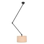Moderne plafondlamp zwart, Timmy, Ophalen of Verzenden, Nieuw, Stof, Modern