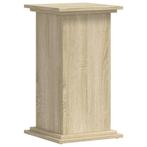 Plantenstandaard 33x33x60 cm bewerkt hout sonoma eikenkle..., Tuin en Terras, Verzenden, Nieuw