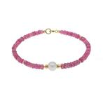 Zonder Minimumprijs - Armband - 18 karaat Geel goud Parel -, Sieraden, Tassen en Uiterlijk, Armbanden, Nieuw