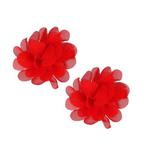 Haarspeld Duckklem Bloem 5cm Rood, Verzenden, Nieuw