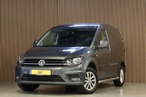 Volkswagen Caddy 2.0 TDI BMT Highline | Cruise control | Air, Auto's, Bestelauto's, Dealer onderhouden, Lease, Zwart, Handgeschakeld