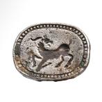 Oud-Grieks Zilver Kever met hert