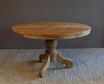 Ronde Eettafel Teakhout met Bolpoot Bali-Ø150 cm, Huis en Inrichting, Ophalen of Verzenden, Nieuw