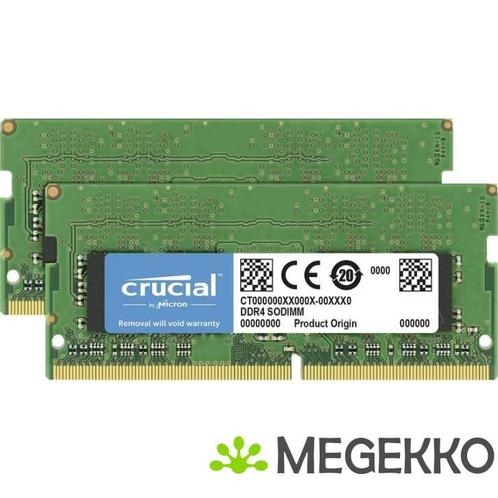 Crucial DDR4 SODIMM 2x16GB 3200, Computers en Software, RAM geheugen, Nieuw, Verzenden
