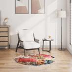 vidaXL Vloerkleed wasbaar anti-slip patchwork ø120 cm, Huis en Inrichting, Stoffering | Tapijten en Kleden, Verzenden, Nieuw
