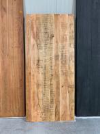 Tafelblad Mango 220x100x6 cm, Industrieel, landelijk, botanisch, 50 tot 100 cm, Vijf personen of meer, Rechthoekig