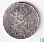 België 1 franc 1886 (NLD - L. WIENER) (munten), Postzegels en Munten, Verzenden, Losse munt, Goud