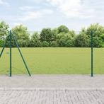 vidaXL Hexagon Hek Groen 1.2x50 m Staal, Verzenden, Nieuw