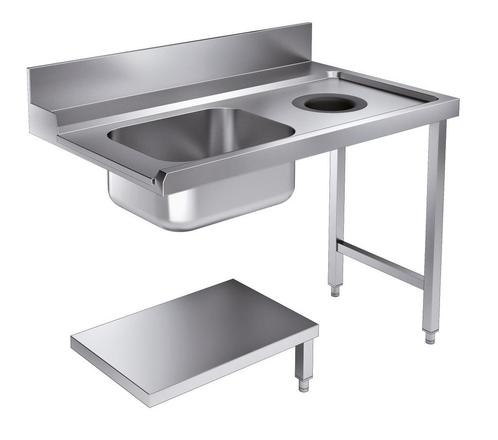 Aanvoertafel Bodemschap Met Afvalgat 1200 Rechts Tbv 7280.00, Zakelijke goederen, Horeca | Keukenapparatuur, Nieuw in verpakking