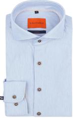 Suitable Herringbone Overhemd Lichtblauw maat 42 Heren, Kleding | Heren, Overhemden, Verzenden, Nieuw, Suitable