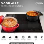 2dekans | Castex Elegance Royal Gietijzeren Braadpan met, Witgoed en Apparatuur, Kookplaten, Ophalen of Verzenden, Zo goed als nieuw