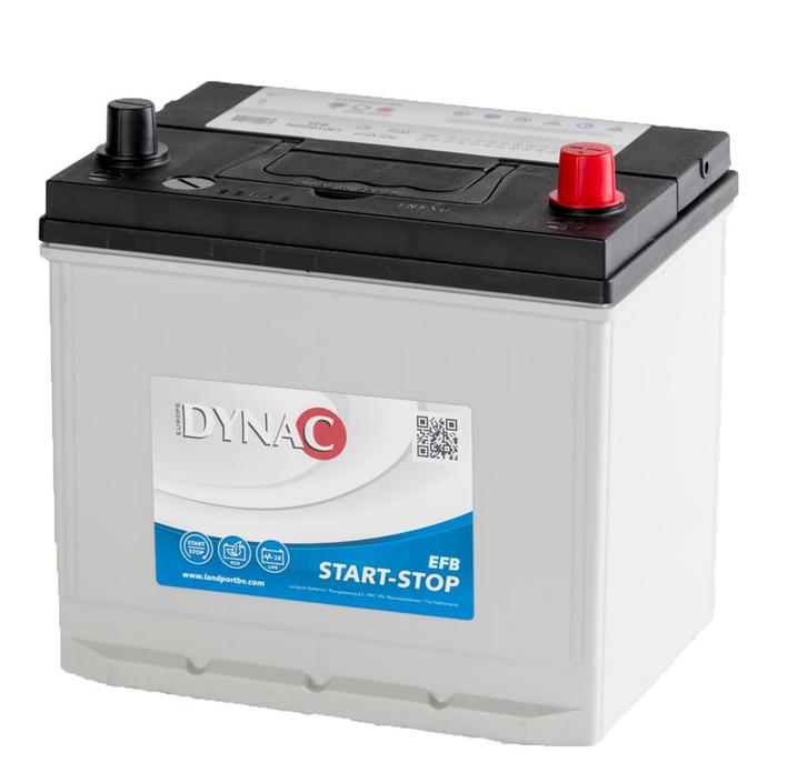 Dynac Auto accu EFB 12 volt 65 ah start - stop, Auto-onderdelen, Accu's en Toebehoren, Nieuw, Ophalen of Verzenden