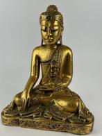 A gilded statue of Buddha - Beeld - Thailand  (Zonder, Antiek en Kunst