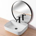 REA Laag model wastafelkraan - mat zwart - modern design..., Ophalen of Verzenden, Nieuw