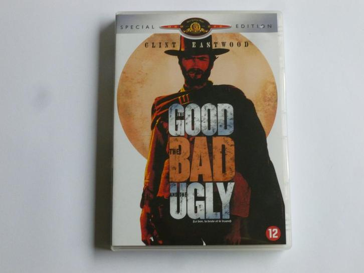 The Good The Bad and The Ugly - Clint Eastood (2 DVD) spec., Cd's en Dvd's, Dvd's | Klassiekers, Zo goed als nieuw, Verzenden