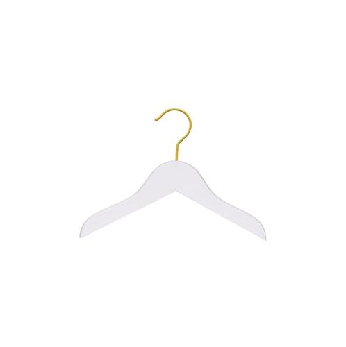 Hanger kids white Helena 26 cm gold hook, Zakelijke goederen, Kantoor en Winkelinrichting | Winkel en Inventaris