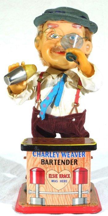 Rosko Japan - Blikken speelgoed - Charley Weaver Bartender, Antiek en Kunst, Antiek | Speelgoed