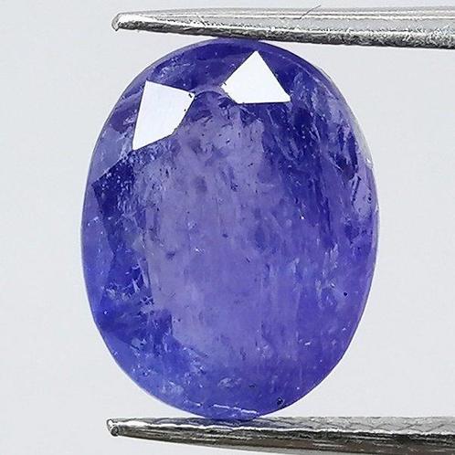 Tanzaniet - 3.92 ct - Instituto Gemólogico Español (IGE), Sieraden, Tassen en Uiterlijk, Edelstenen