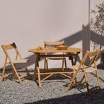 *WOONWINKEL* Kave Home Dandara Set Kleine Tuinset Ovaal Acac, Verzenden, Nieuw