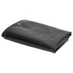 vidaXL Zeildoek 650 g/m² 4x6 m Zwart, Verzenden, Nieuw