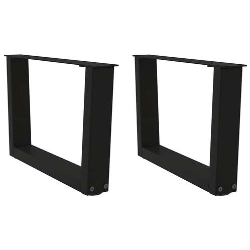 vidaXL Eettafelpoten 2 st V-vormig 60x(30-31,3) cm staal, Huis en Inrichting, Tafelonderdelen, Nieuw, Verzenden