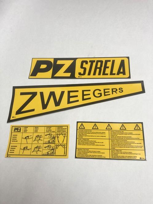 PZ Zweegers stickersets cyclomaaiers schudders, harken, Hobby en Vrije tijd, Stickers en Plaatjes, Meerdere stickers, Nieuw, Verzenden