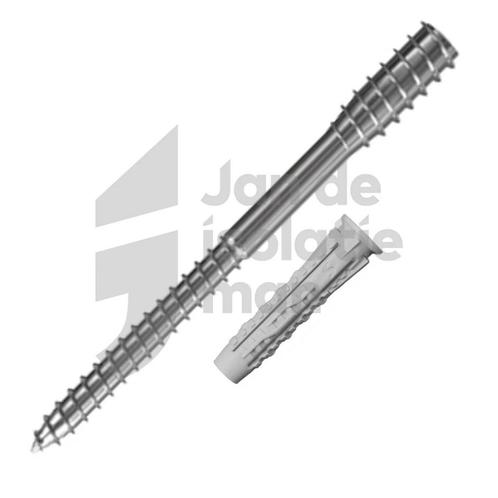 Afstandschroeven 6,0x80mm met plug (=100st), Doe-het-zelf en Verbouw, Isolatie en Afdichting, Nieuw, Overige materialen