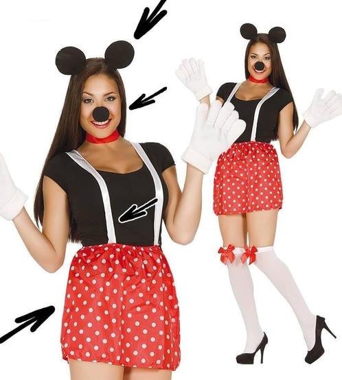 Minnie mouse set, Kleding | Dames, Carnavalskleding en Feestkleding, Nieuw, Ophalen of Verzenden
