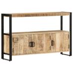 vidaXL Bijzetkast 120x30x75 cm massief mangohout, Huis en Inrichting, Kasten | Buffetkasten, 100 tot 150 cm, Verzenden, Nieuw