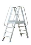 SOLIDE| PLATFORM| DUBBEL TOEGANG| 2X 4 TREDEN
